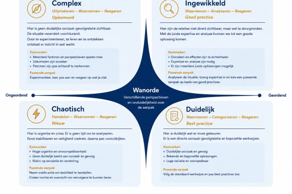 Het Cynefin model door Fluent Teams