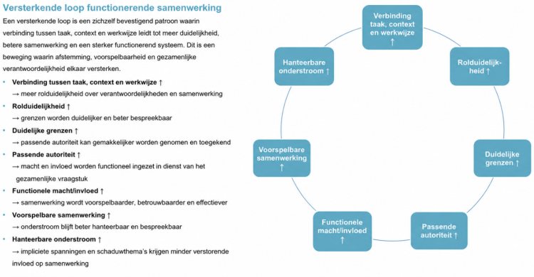 Versterkende loop voor een functionele samenwerking